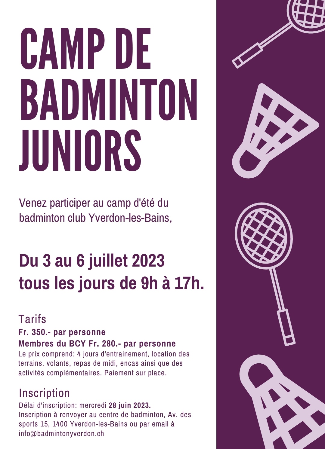 BC Yverdon Camp Junior 2023